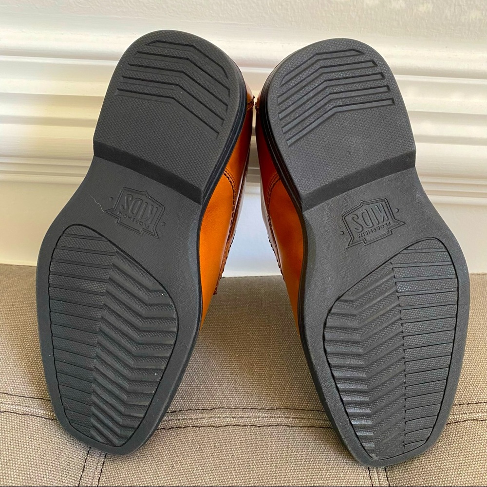 Florsheim Boy’s Leather Dress shoe Size 12.5 M NWOT Cognac, brand new - Picture 3 of 9